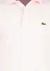 Lacoste L1212 Short Sleeved Ribbed Collar S Couleur Rose Voir les images du produit 26