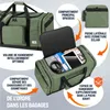 MONZANA® Sac de sport Football ou Sac de voyage vert olive Voir les images du produit 4