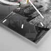 Wanduhr - Quadrat - Glasuhr - Elefant Stoßzahn Natur - Produktbild-Vorschau 5