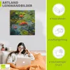 ARTland Leinwandbild Roter Koi Größe: 30x30 cm Produktbild-Vorschau 2