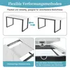 KLAM HOME Esstisch Esszimmertisch Teleskoptisch rechteckig Produktbild-Vorschau 3