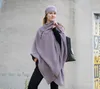 Knit Factory Jazz Poncho Cape - Taupe - One Size Produktbild-Vorschau 11