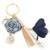 Schlüsselanhänger,Blume Quaste Schlüsselanhänger,Handtasche Produktbild-Vorschau 2