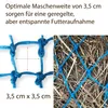 Heunetz für Pferde engmaschiges Heunetz in türkis - Produktbild-Vorschau 4