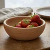 MISKA DREWNIANA BUKOWA 18 cm na owoce przekąski ręcznie Podgląd zdjęcia produktu 3