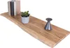 Holzplatte Arya mit echter Baumkante (einseitig), 100 x 30 Produktbild-Vorschau 1