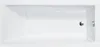 A top-down view of a white bathtub. Produktbild-Vorschau