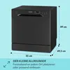 Klarstein Mini-Geschirrspüler für 8 Gedecke, Leiser Produktbild-Vorschau 5