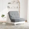vidaXL Futon Schlafsofa mit Matratze Weiß 90x206x11 Produktbild-Vorschau 2