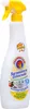 A white spray bottle with a yellow trigger and cap, featuring colorful branding and text. Produktbild-Vorschau