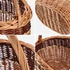 KADAX Panier en osier pour champignons, panier ovale pour Voir les images du produit 5