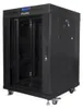 Lanberg FF01-6615-12BL Armadio rack 15U Freestanding Nero Anteprima dell’immagine prodotto 1