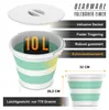 Seau pliable Bearware de 10 litres, avec couvercle et anse, Voir les images du produit 2