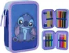 Dvoupatrový školní penál Stitch modrý - vybavený Náhled obrázku produktu 6