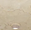 vidaXL Umyvadlo krémové 40x40x10 cm mramor Náhled obrázku produktu 4