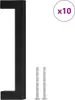 vidaXL Möbelgriffe 10 Stk. Schwarz 128 mm Edelstahl Produktbild-Vorschau 1