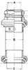Tange Seiki ball head cartridge seiki aluminium 1 inch Voir les images du produit 5