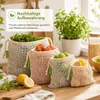 6er Set Gemüsebeutel Obstbeutel Obst & Gemüse Netz Mehrweg Produktbild-Vorschau 3