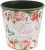 Pflanzgefäß mit Rosendekor für Blumenarrangements und Produktbild-Vorschau 1