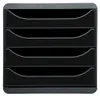 Exacompta Schubladenbox Big Box Plus 4 offene Schubladen Produktbild-Vorschau 2