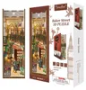 Puzzle 3D, Book Nook Baker Street, legno, Tonecheer, 141 Anteprima dell’immagine prodotto 2