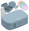 Brotdose Kinder mit Fächern, BPA frei, Lunchbox, Bento box, Produktbild-Vorschau 1