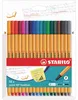 Jemný liner - STABILO point 88 - 8818-4 - 18 ks sada - 18 Náhled obrázku produktu 1