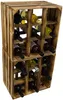 3er set Weinregal 9er geflammt Flaschenregal Weinschrank Produktbild-Vorschau 2