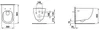 LAUFEN PRO WC suspendu Comfort, sans rebord, 360x560mm, Anteprima dell’immagine prodotto 2