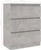 vidaXL Sideboard gris béton 60x35x76 cm Bois composite Voir les images du produit 6