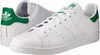 A pair of white Adidas Stan Smith sneakers with green accents. Náhled obrázku produktu