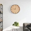 vidaXL Zegar ścienny brązowy Ø39 cm materiał żelazo i Podgląd zdjęcia produktu 2