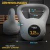 TREX SPORT Kettlebell 12 kg Kugelhantel Schwunghantel Produktbild-Vorschau 2