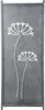 Stele Metall grau Sichtschutz "Dolde" H165cm x B52cm Produktbild-Vorschau 3
