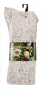 Trachtensocken Wolle Natur Tweed Zopfmuster 2 Paar Gr. Produktbild-Vorschau 3