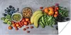 MuchoWow® Poster Obst - Farbe - Nüsse 150x75 cm - ohne Produktbild-Vorschau 1