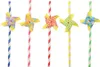 Pailles en papier PAPSTAR "Windmill" 200 mm coloré en Voir les images du produit 2