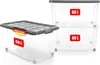BigDean 3 Stück 60 L Aufbewahrungsbox mit Deckel groß Produktbild-Vorschau 1