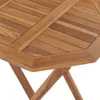 vidaXL Klappbarer Gartentisch 60×60×75 cm Teak Massivholz Produktbild-Vorschau 4