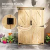 Outsunny Gartenschrank Holz, Geräteschuppen mit Produktbild-Vorschau 6