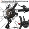 Hiland 28 Zoll Rennrad 700C Trekkingrad Aluminiumrahmen mit Produktbild-Vorschau 4
