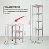 EASYmaxx 13584, Szary, Drewno, 5 pół., Płyta mdf (MDF), 175 Podgląd zdjęcia produktu 6