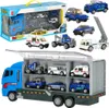 KIK - TIR-Transporter + Polizeiwagen aus Metall Produktbild-Vorschau 13