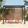 sweeek Pergola Triomphe V2, 3x3m, Anthrazit, Produktbild-Vorschau 6
