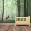 Fototapete Wald Hirsch Vliestapete Kinderzimmer Tapete Produktbild-Vorschau 2