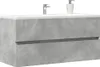 vidaXL Waschbeckenunterschrank Betongrau 100x38,5x45 cm Produktbild-Vorschau 2