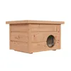 QLS Kattenhuis voor buiten, hout, 40x50x37 cm, inklapbaar Productafbeelding-voorbeeld 7