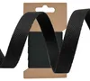 3m Köperband Baumwoll-Band 10mm Einfassband Kantenband Dekorationsband, schwarz Produktbild-Vorschau