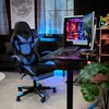 di volio herní židle Ragazo modrá, ergonomická kancelářská Náhled obrázku produktu 2