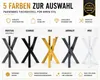 Orion rám stolu (antracit, 77x77xV71 cm) designový křížový Náhled obrázku produktu 6